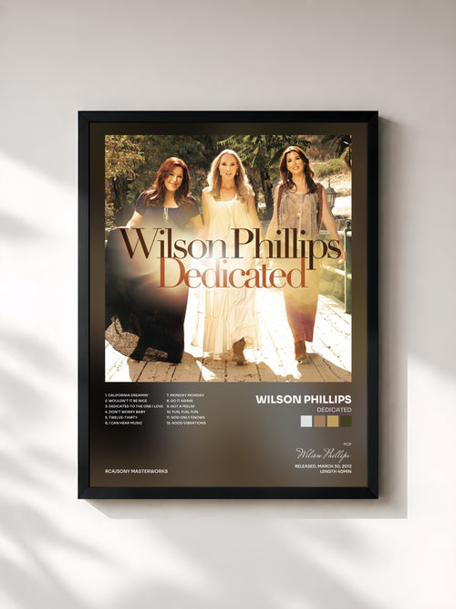 Wilson Phillips · Dedicated — Affiche encadrée