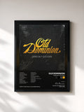 #noir Tableau de l'album Odies But Goodies de Old Dominion, cadre noir, imprimé et encadré en France