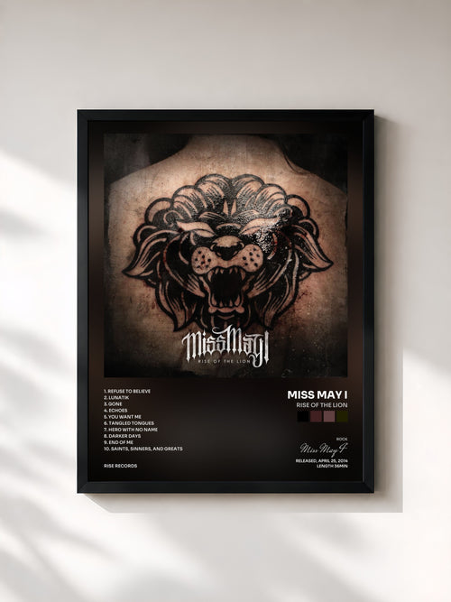 Miss May I · Rise of The Lion — Affiche encadrée