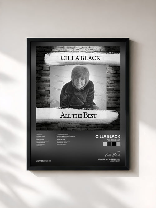 Cilla Black · All The Best — Affiche encadrée