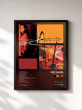 #noir Tableau de l'album This Time It's Love de Kurt Elling, cadre noir, imprimé et encadré en France