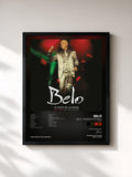 #noir Tableau de l'album Belo - 10 Anos de Sucesso (Deluxe) de Belo, cadre noir, imprimé et encadré en France