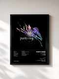 #noir Tableau de l'album purity ring de Purity Ring, cadre noir, imprimé et encadré en France