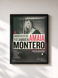 #noir Si Dios Quiere Yo Tambien di Amaia Montero in stampa incorniciata, cornice nera, stampata e incorniciata in Francia