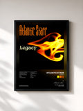 #noir Tableau de l'album Legacy de Atlantic Starr, cadre noir, imprimé et encadré en France