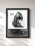 #noir Tableau de l'album Now (Deluxe) de Shania Twain, cadre noir, imprimé et encadré en France
