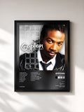 #noir Tableau de l'album Hold You de Gyptian, cadre noir, imprimé et encadré en France