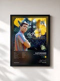 #noir Tableau de l'album Rote Lippen Soll Man Küssen (Das Beste Auf Deutsch) de Cliff Richard, cadre noir, imprimé et encadré en France