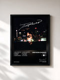 #noir Tableau de l'album Trophies de Greyson Chance, cadre noir, imprimé et encadré en France