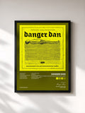 #noir Tableau de l'album Reflexionen aus dem beschönigten Leben de Danger Dan, cadre noir, imprimé et encadré en France