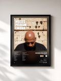 #noir Tableau de l'album EMUNA de Moses Pelham, cadre noir, imprimé et encadré en France