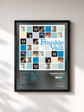 #noir Tableau de l'album Selected Solo Works de Frankie Valli, cadre noir, imprimé et encadré en France