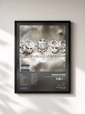 #noir Tableau de l'album Full Clip: A Decade Of Gang Starr de Gang Starr, cadre noir, imprimé et encadré en France