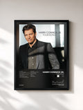#noir Tableau de l'album Your Songs de Harry Connick Jr., cadre noir, imprimé et encadré en France