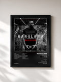 #noir Tableau de l'album Gangland de Manuellsen, cadre noir, imprimé et encadré en France
