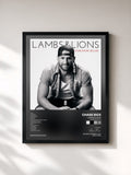 #noir Tableau de l'album Lambs & Lions (Worldwide Deluxe) de Chase Rice, cadre noir, imprimé et encadré en France