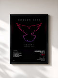 #noir Tableau de l'album Escape - EP (Terrace Dubs) de Gorgon City, cadre noir, imprimé et encadré en France
