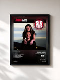 #noir Tableau de l'album Six Pack: Jesse & Joy - EP (Digital) de Jesse & Joy, cadre noir, imprimé et encadré en France