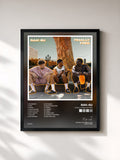#noir Tableau de l'album Finally Free Mixtape de Rak-Su, cadre noir, imprimé et encadré en France