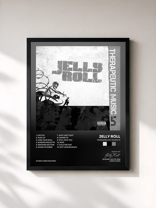 Jelly Roll · Therapeutic Music 5 — Affiche encadrée