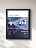 #noir Tableau de l'album Don't Mind If I Do de Culture Club, cadre noir, imprimé et encadré en France