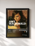 #noir Tableau de l'album This Is The Life de Amy Macdonald, cadre noir, imprimé et encadré en France