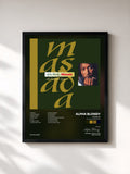 #noir Tableau de l'album Masada (2010 Remastered Edition) de Alpha Blondy, cadre noir, imprimé et encadré en France