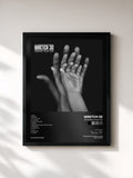 #noir Tableau de l'album Growing Over Life de Wretch 32, cadre noir, imprimé et encadré en France