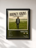 #noir Tableau de l'album Caught Up In The Country de Rodney Atkins, cadre noir, imprimé et encadré en France