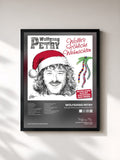 #noir Tableau de l'album Wolles Fröhliche Weihnachten de Wolfgang Petry, cadre noir, imprimé et encadré en France