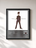 #noir Tableau de l'album Northern Soul de M People, cadre noir, imprimé et encadré en France