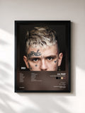 #noir Tableau de l'album EVERYBODY'S EVERYTHING de Lil Peep, cadre noir, imprimé et encadré en France