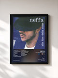 #noir Tableau de l'album Alla Fine Della Notte de Neffa, cadre noir, imprimé et encadré en France