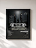 #noir Tableau de l'album Si Tu Te Vas de Los Temerarios, cadre noir, imprimé et encadré en France