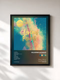#noir Tableau de l'album Glorious Ruins de Hillsong Worship, cadre noir, imprimé et encadré en France