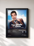 #noir Tableau de l'album Como Caído del Cielo de Omar Chaparro, cadre noir, imprimé et encadré en France