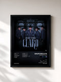 #noir Tableau de l'album Hablando Claro de Grupo Recluta, cadre noir, imprimé et encadré en France