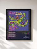 #noir Tableau de l'album Groove Is in the Heart de Deee-Lite, cadre noir, imprimé et encadré en France