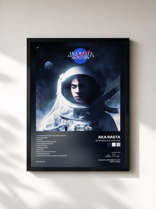 Aka Rasta · Astronauta: Mixtape — Affiche encadrée