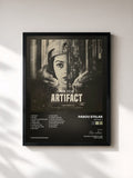 #noir Tableau de l'album Artifact de Parov Stelar, cadre noir, imprimé et encadré en France