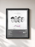 #noir Tableau de l'album Reset The Levels II: Boulevard de SFB, cadre noir, imprimé et encadré en France