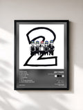 #noir Tableau de l'album 4SHOBOIZ Vol. 2: 4SHOVILLE de Jay Park, cadre noir, imprimé et encadré en France