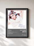 #noir Tableau de l'album The Season de Jane Monheit, cadre noir, imprimé et encadré en France