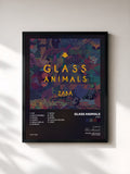 #noir Tableau de l'album ZABA de Glass Animals, cadre noir, imprimé et encadré en France