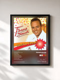 #noir Tableau de l'album Het Is Feest de Frans Bauer, cadre noir, imprimé et encadré en France