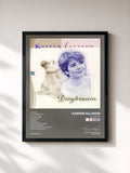 #noir Tableau de l'album Daydream de Karrin Allyson, cadre noir, imprimé et encadré en France