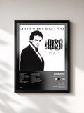 #noir Tableau de l'album Jose Jose 25 Años Vol. 1 de José José, cadre noir, imprimé et encadré en France