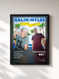 #noir Tableau de l'album Chase Dreams de Kalin and Myles, cadre noir, imprimé et encadré en France