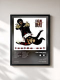 #noir Tableau de l'album Inside Out de Culture Beat, cadre noir, imprimé et encadré en France
