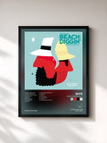 #noir Tableau de l'album Beach Diggin’, Vol. 1 de Guts, cadre noir, imprimé et encadré en France
